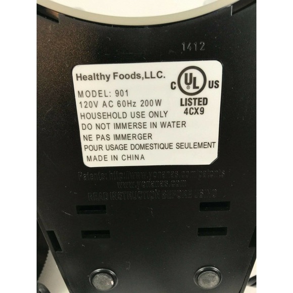 Yonanas Kitchen Dole Yonanas Frozen Bananas Fruit Dessert Maker